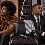 Natural Afro and closely cut hairstyles representing Gentleman Cut That Hair by K.P.M.
