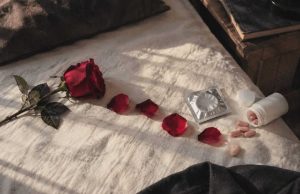 Conceptual image representing desire, protection and consequences for Dear Sex by George The Tired Poet